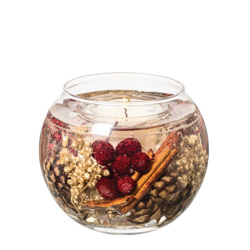 Seasonal - Cosy Vibes - Soy Wax Gel Fishbowl Scented Botanical Candle