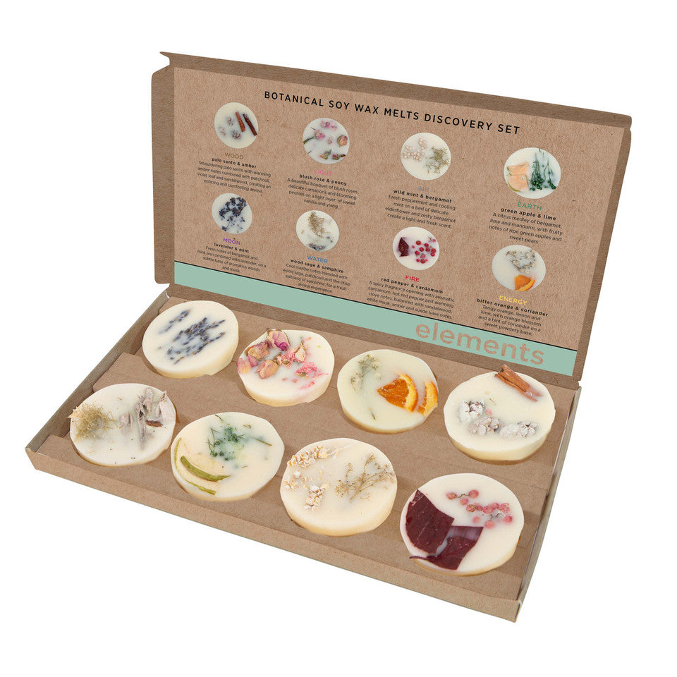 Elements Discovery Set - Botanical Scented Soy Wax Melts Gift Set
