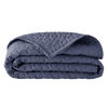 Poesie Bedspread (Slate Blue)