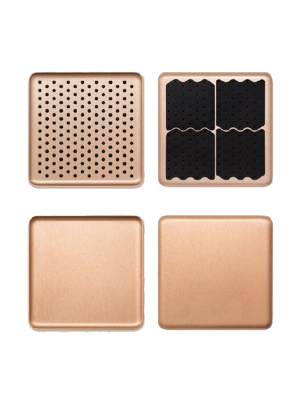 Rubber Coaster Gold